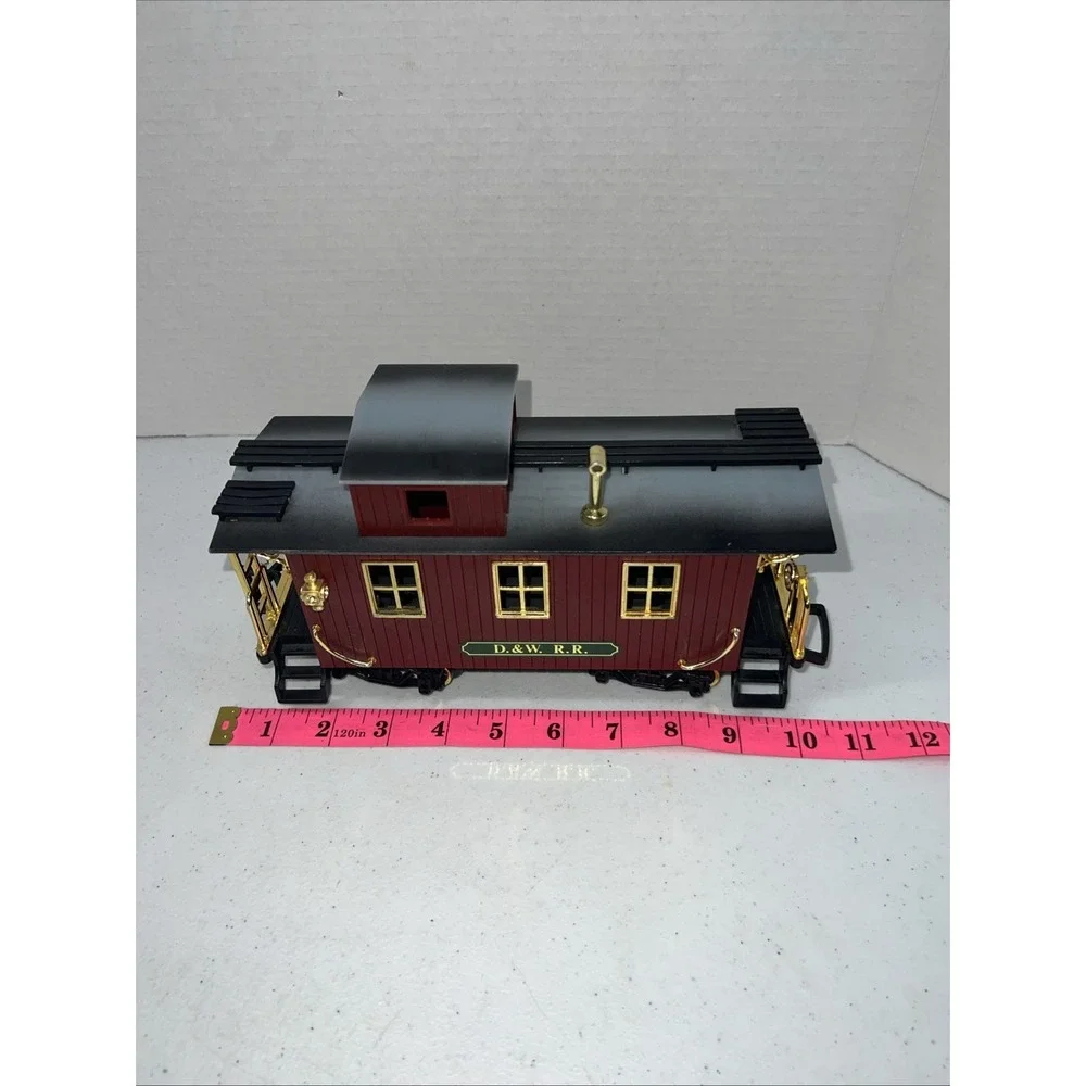 Denver Express Train Engine 1986 by New Bright D&W RR Toy Locomotive